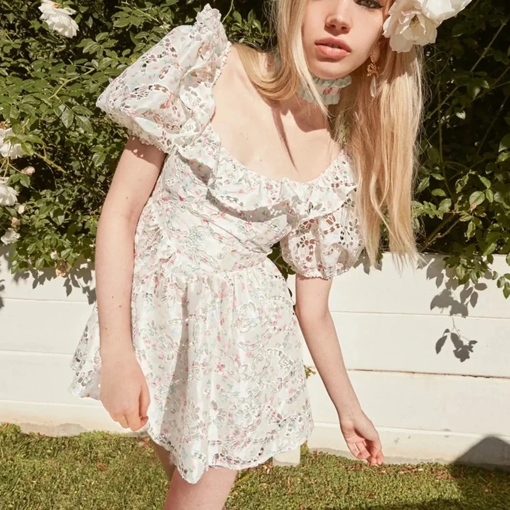 FOR LOVE AND LEMONS Magnolia Mini Dress - Picture 2 of 9